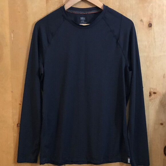 SAXX Quest Men’s Long Sleeve Crew Shirt – Size Small – Super Lightweight - Picture 2 of 8